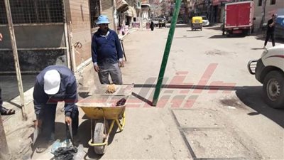 حملات نظافة موسعة وصيانة الإنارة العامة بكفر الشيخ