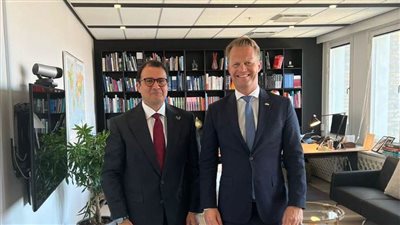 السفير المصرى في كوبنهاجن يلتقي وزير الخارجية الدنماركي