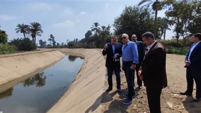 وزير الري يتفقد أعمال التأهيل المنفذة سابقا بترعة الفليفلة المستجدة