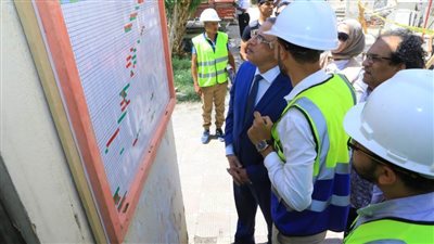 محافظ سوهاج يتابع سير العمل بمشروع تطوير 
