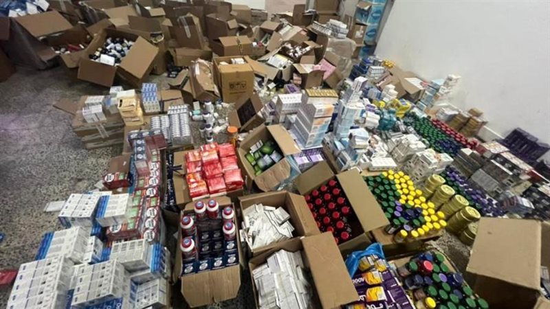 جانب من الأدوية المضبوطة