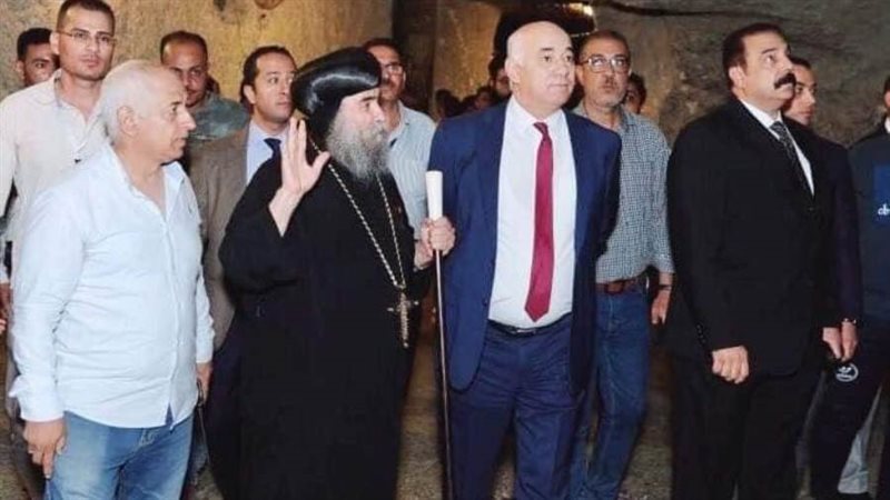 جانب من زيارة الدير