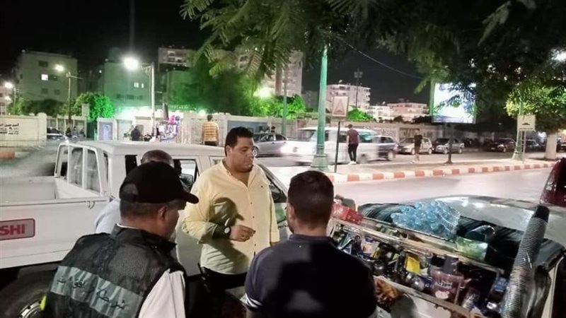 إزالة الاشغالات بكورنيش