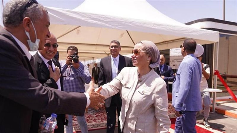 وزيرة البيئة تتفقد