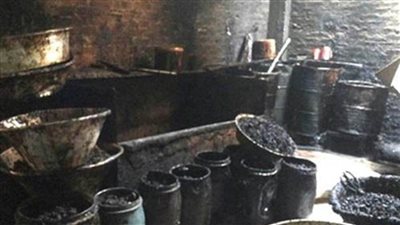 ضبط 10 أطنان معسل مجهول المصدر بحملة تموينية بالقليوبية