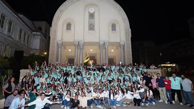 شباب ملتقى لوجوس الثالث يزورون الكنيسة المرقسية بالإسكندرية