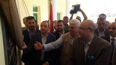  افتتاح كليتي السياسة والاقتصاد والتربية ومدرج الاختبارات الإلكترونية  بجامعة بني سويف