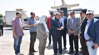 محافظ الشرقية يأمر بتطوير مدخل المدينة الصناعية ببلبيس 