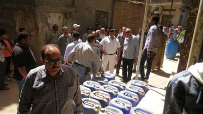 السكرتير المساعد بأسيوط يترأس حملة إشغالات بحي غرب