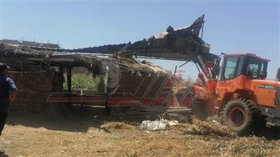 ضمن الموجة الـ 20 بكفر الشيخ .. إزالة 177 حالة تعدٍ على مساحة 25 فدانًا 