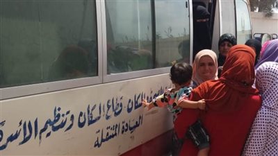 قافلة سكانية لخدمة أهالي قرية الفرنساوي بكفر الدوار