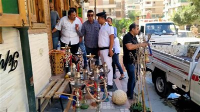 حملات مكبرة بالإسكندرية لإزالة الإشغالات والتعديات بأحياء المنتزه أول وثان 