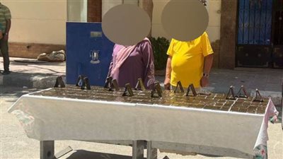 إحباط محاولة نقل وتهريب 240 طربة حشيش مخفاة داخل مخازن سرية بسيارة