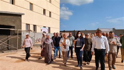 نائب محافظ البحيرة تتفقد وحدة مرور كوم قرطاس بالدلنجات