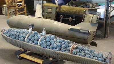 بريطانيا تدعو إلى إنهاء استخدام الذخائر العنقودية في جميع أنحاء العالم