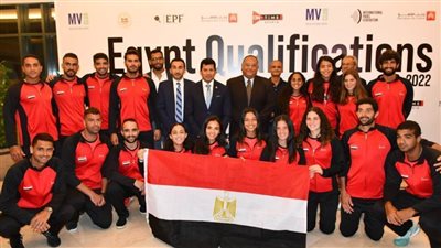 وزير الرياضة يشهد حفل افتتاح تصفيات بطولة العالم للبادل ٢٠٢٢