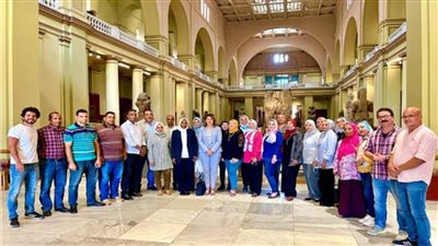 الانتهاء من تدريب 25 من العاملين بالمتحف المصري بالتحرير