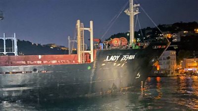 تعليق حركة المرور في مضيق البوسفور بسبب جنوح سفينة شحن