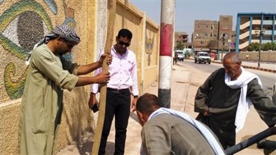 محافظ أسيوط حملات تشجير بمركز الغنايم ضمن فعاليات مبادرة 100 مليون شجرة