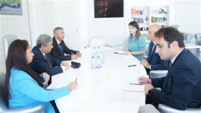 السفير المصري لدى أذربيجان يلتقي وزير الثقافة الأذري
