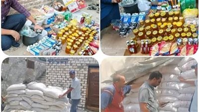 ضبط كمية كبيرة من المواد الغذائية المنتهية الصلاحية داخل مصنع بسكويت بالقاهرة