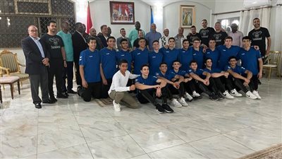 بعثة ناشئي اليد تلبي دعوة سفارة مصر في رواندا على العشاء بحضور رئيس الاتحاد الإفريقي