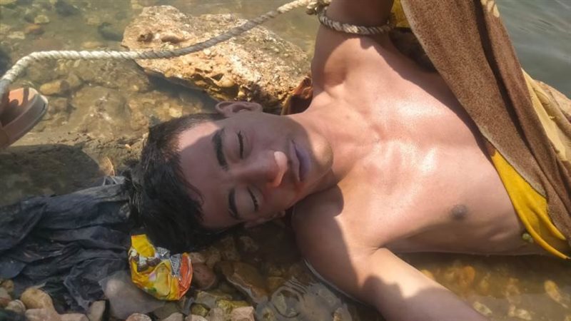 الشاب الغريق