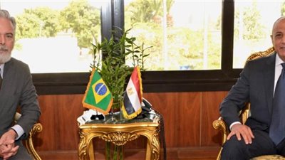 وزير الطيران يبحث مع السفير البرازيلي بالقاهرة تعزيز التعاون في مجال النقل الجوي