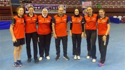 سيدات تنس الطاولة يواجهن تونس في نهائى منافسات الفرق بالبطولة الإفريقية