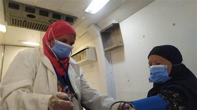 علاج 1600 مواطن في قافلة مجانية بالبهسمون ضمن حياة كريمة ببني سويف