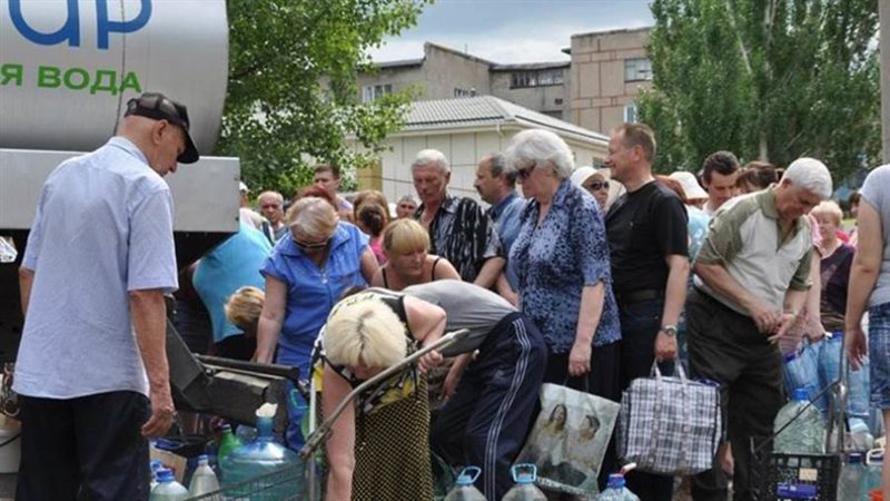 النازحين في أوكرانيا