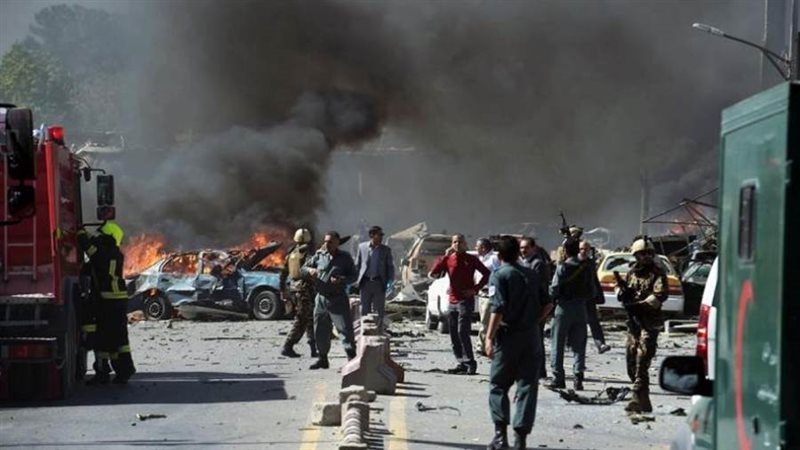 انفجار قرب السفارة