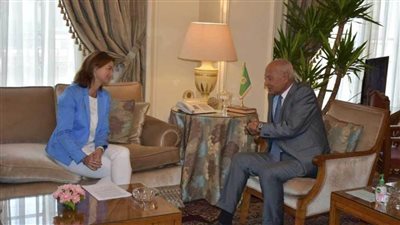 أبو الغيط يستقبل وزيرة خارجية سلوفينيا