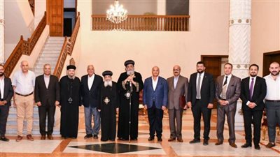 البابا تواصروس يجتمع بالمكتب الفني لبحث اشتراطات الحماية المدنية للكنائس