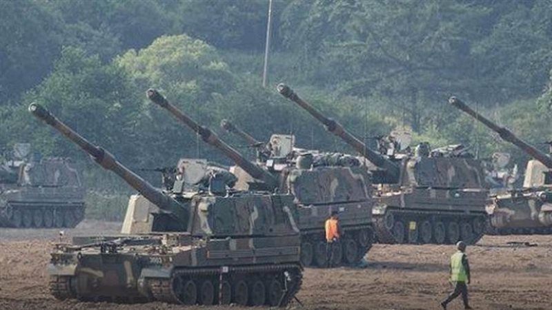 مدفعية من كوريا الشمالية