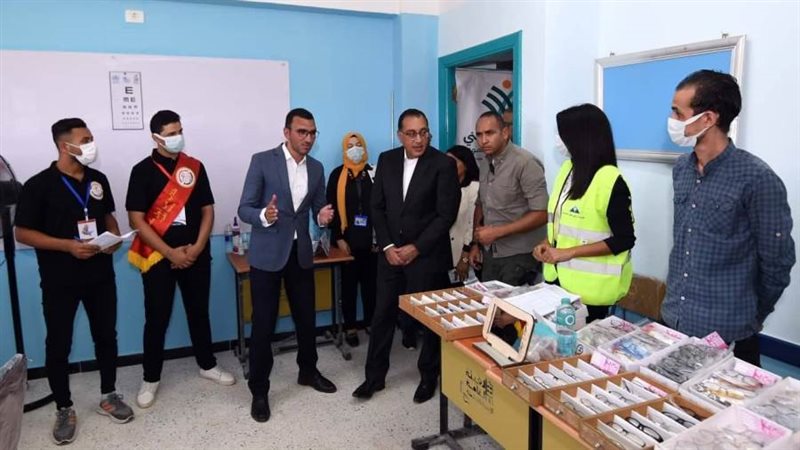 جانب من زيارة مدبولي