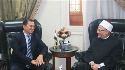 مفتي الجمهورية يستقبل سفير أوزبكستان بالقاهرة لبحث سبل تعزيز التعاون الإفتائي