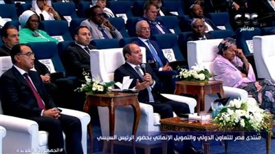بالتفاصيل.. كلمة الرئيس السيسي منتدى مصر للتعاون الدولي والتمويل الإنمائي بالعاصمة الإدارية الجديدة  