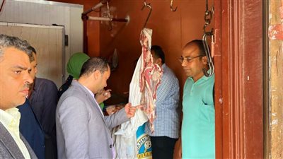 ضبط 205 كيلو جرامات لحوم مذبوحة خارج السلخانة بالدقهلية 