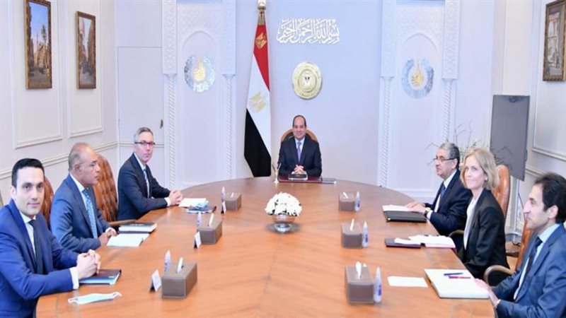 الرئيس السيسي يستقبل