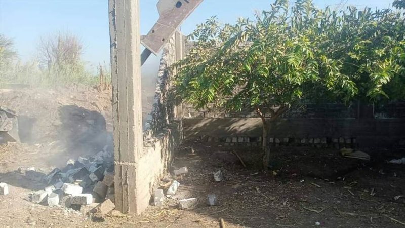 إزالة 36 حالة تعد