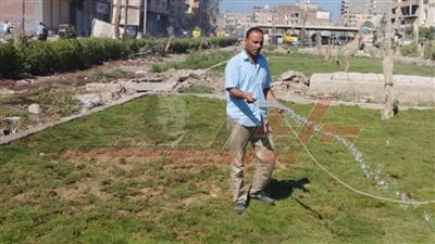 إنشاء حديقة جديدة للأهالي بسيدي سالم بكفر الشيخ