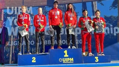 مصر تحقق ذهبية التتابع المختلط ببطولة العالم للخماسي الحديث للشباب بإيطاليا