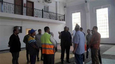 رئيس مياه سوهاج يتفقد مركز تدريب السلامة والصحة المهنية ومشتل نباتات الزينة وورش الخدمات