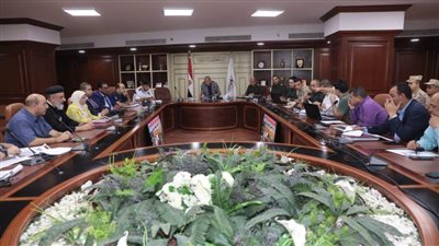 سكرتير عام بنى سويف يواصل اجتماعاته لتنفيذ مشروع التدريب صقر 103