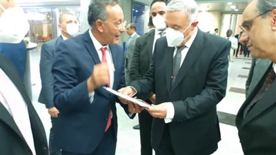 رئيس المحكمة الدستورية العليا يزور متحف الحضارة