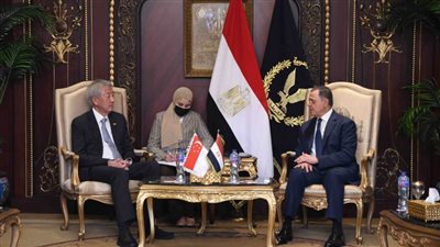 وزير الداخلية يستقبل تيو تشي هين الوزير أول المنسق للأمن الوطني بجمهورية سنغافورة 