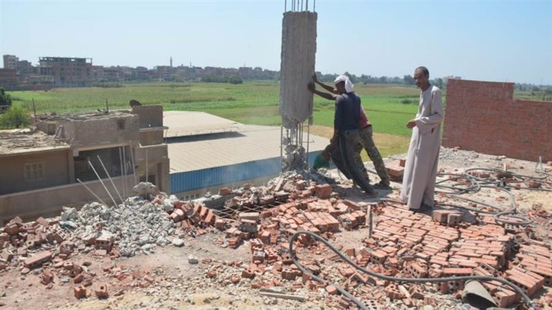 جانب من الإزالة