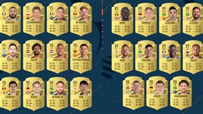محمد صلاح ضمن أفضل 10 بطاقات في لعبة فيفا 23