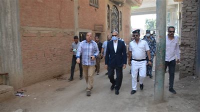 محافظ القليوبية يقود حملة لإزالة مخالفات البناء والتعديات على أملاك الدولة ببنها